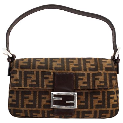 fendi fabric baguette|Fendi baguette monogram.